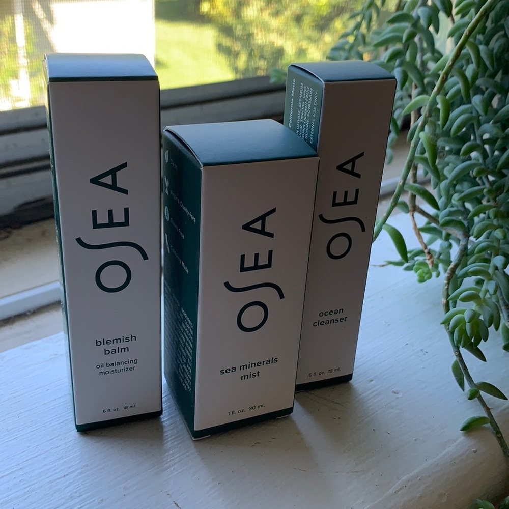OSEA skincare trio